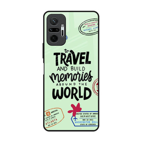 Travel Stamps Glossy Case for Redmi Note 10 Pro Max