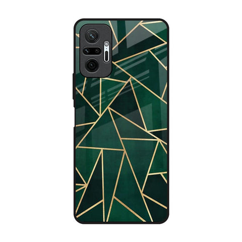 Abstract Green Glossy Case For Redmi Note 10 Pro Max