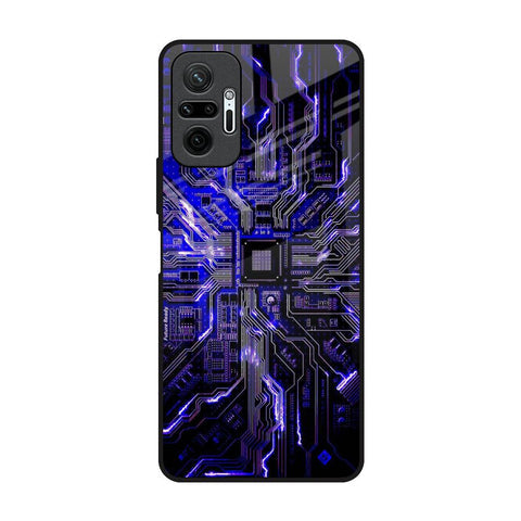 Techno Color Pattern Glossy Case For Redmi Note 10 Pro Max