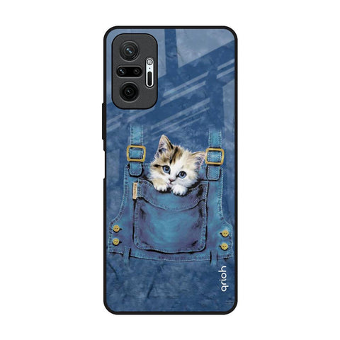 Kitty In Pocket Glossy Case For Redmi Note 10 Pro Max