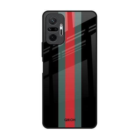 Vertical Stripes Glossy Case for Redmi Note 10 Pro Max