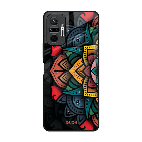 Retro Gorgeous Flower Glossy Case for Redmi Note 10 Pro Max