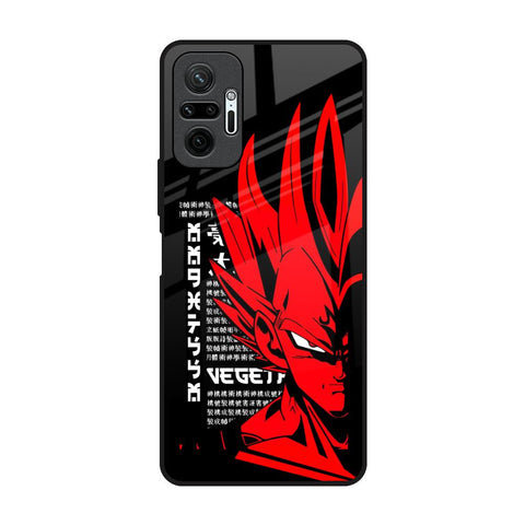 Red Vegeta Glossy Case for Redmi Note 10 Pro Max