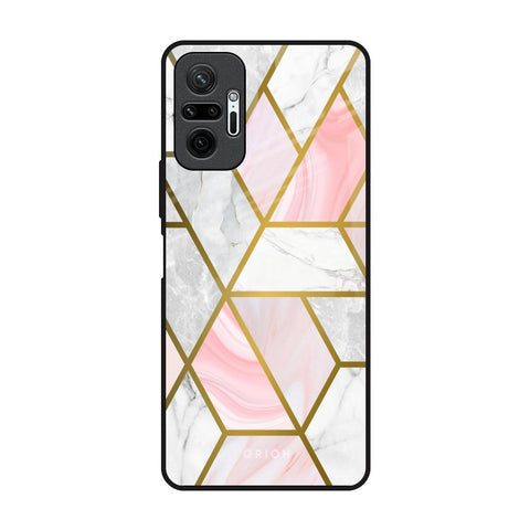 Geometrical Marble Glossy Case for Redmi Note 10 Pro Max