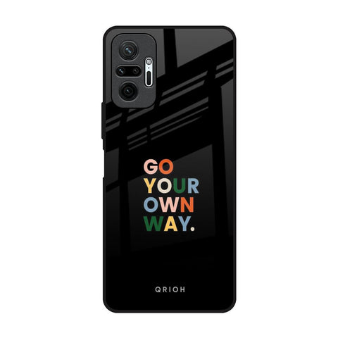 Go Your Own Way Glossy Case for Redmi Note 10 Pro Max