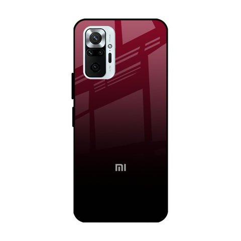 Wine Red Glossy Case For Redmi Note 10 Pro Max