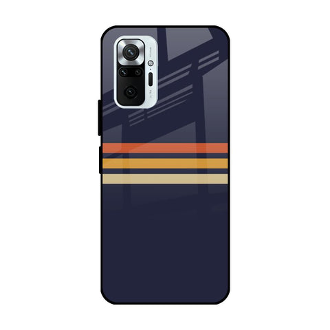 Tricolor Stripes Glossy Case For Redmi Note 10 Pro Max