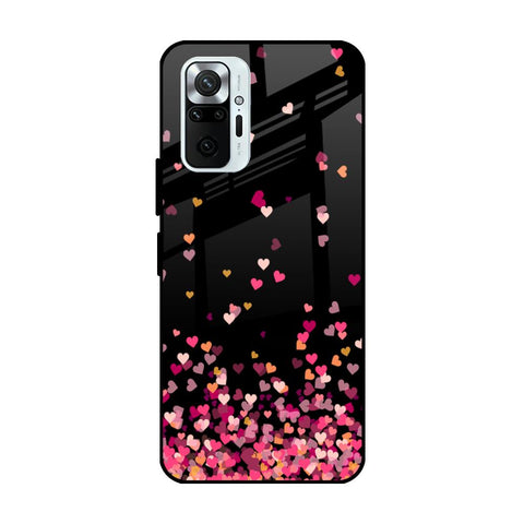 Heart Rain Fall Glossy Case For Redmi Note 10 Pro Max