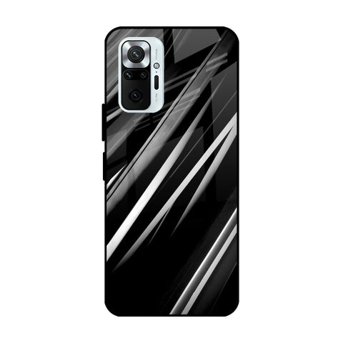 Black & Grey Gradient Glossy Case For Redmi Note 10 Pro Max