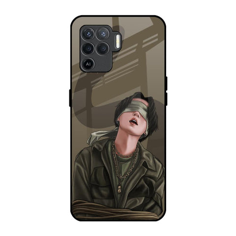 Blind Fold Glossy Case for Oppo F19 Pro
