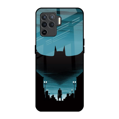 Cyan Bat Glossy Case for Oppo F19 Pro