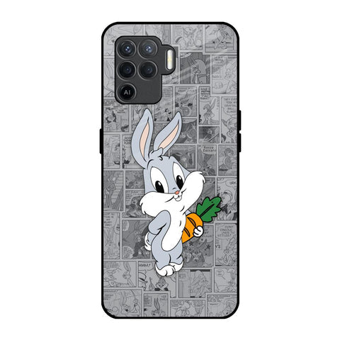 Cute Baby Bunny Glossy Case for Oppo F19 Pro