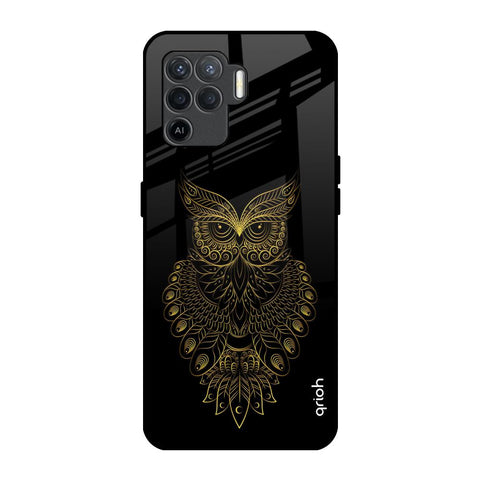 Golden Owl Glossy Case for Oppo F19 Pro