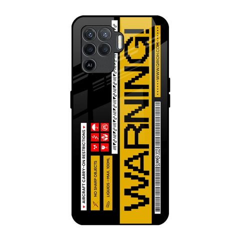 Aircraft Warning Glossy Case for Oppo F19 Pro