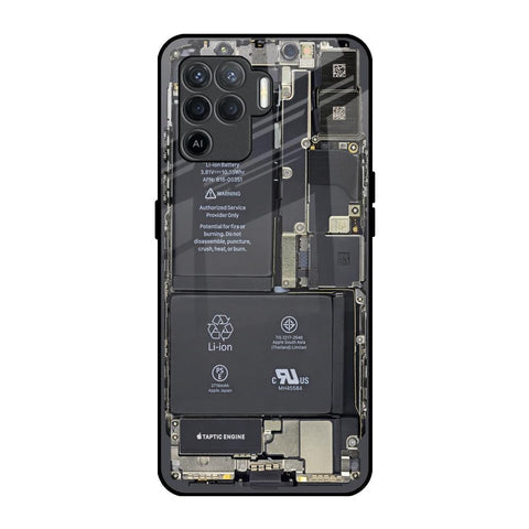 Skeleton Inside Glossy Case for Oppo F19 Pro