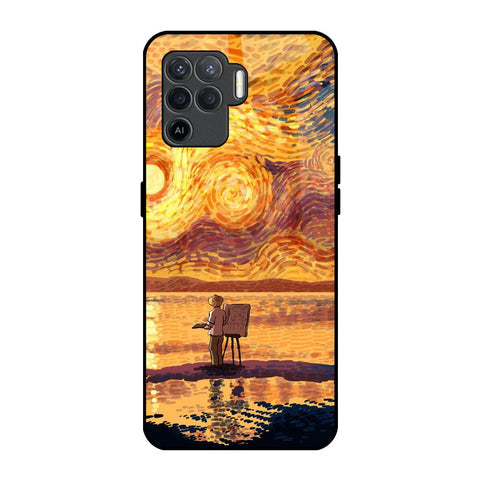 Sunset Vincent Glossy Case for Oppo F19 Pro