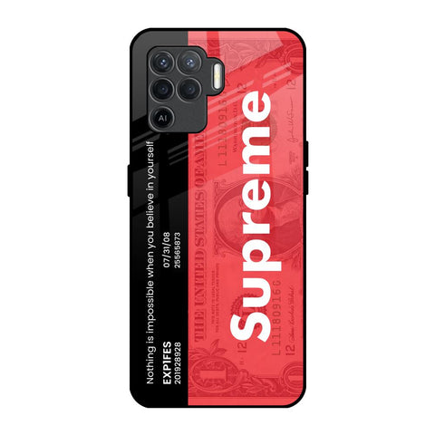 Supreme Ticket Glossy Case for Oppo F19 Pro