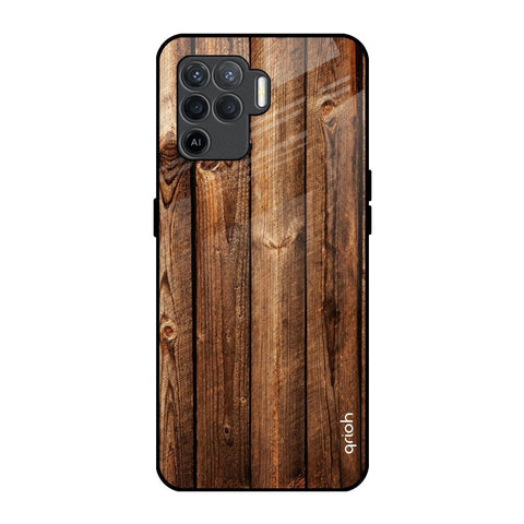 Timber Printed Glossy Case for Oppo F19 Pro