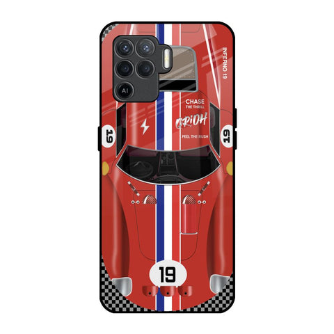 Racing Vintage Glossy Case for Oppo F19 Pro