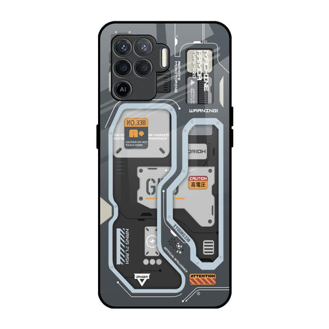Retro Futuristic Glossy Case for Oppo F19 Pro