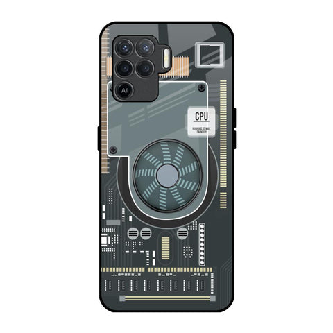 Motherboard Circuit Glossy Case for Oppo F19 Pro