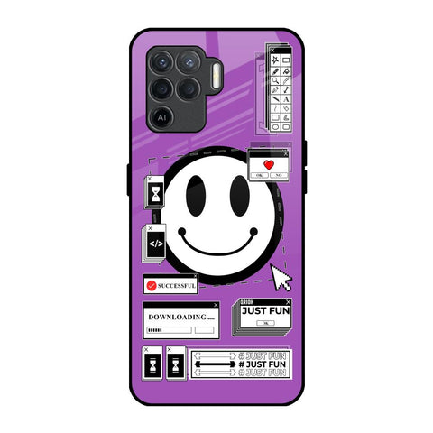 Code with Smile Glossy Case for Oppo F19 Pro