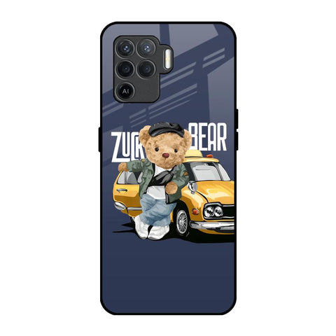 Adventurous Bear Glossy Case for Oppo F19 Pro