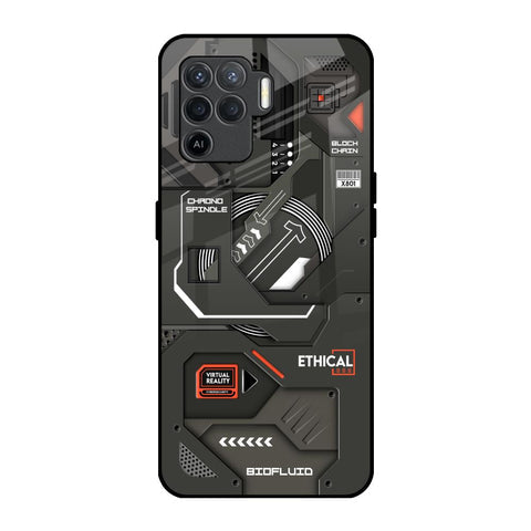 Tech Aesthetics Glossy Case for Oppo F19 Pro