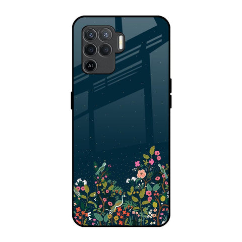 Small Garden Glossy Case For Oppo F19 Pro