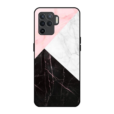 Marble Collage Art Glossy Case For Oppo F19 Pro