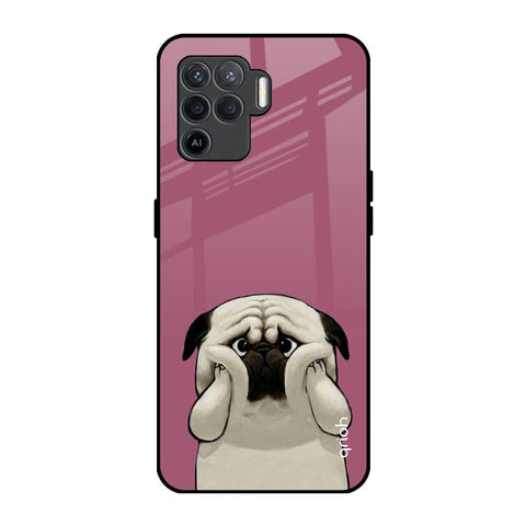 Funny Pug Face Glossy Case For Oppo F19 Pro