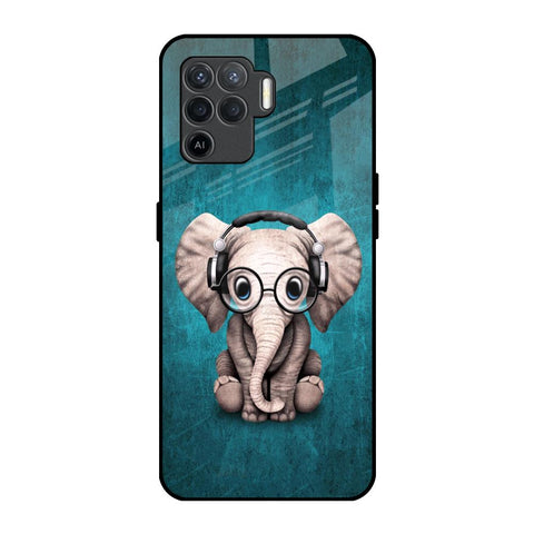 Adorable Baby Elephant Glossy Case For Oppo F19 Pro