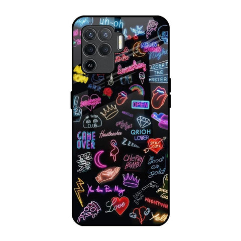 Accept The Mystery Glossy Case for Oppo F19 Pro