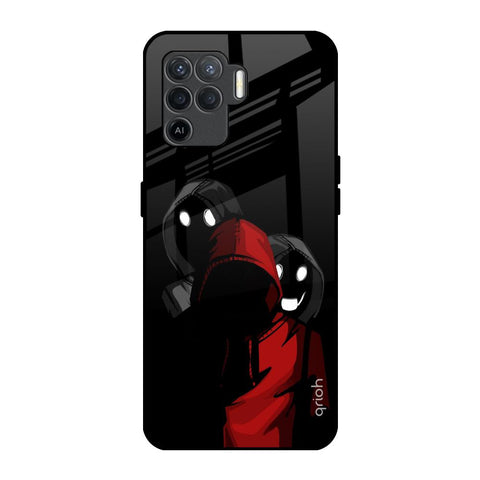 Shadow Character Glossy Case for Oppo F19 Pro