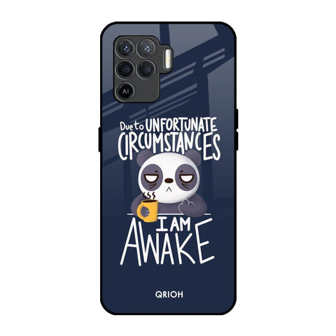 Struggling Panda Glossy Case for Oppo F19 Pro