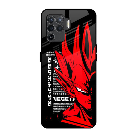 Red Vegeta Glossy Case for Oppo F19 Pro