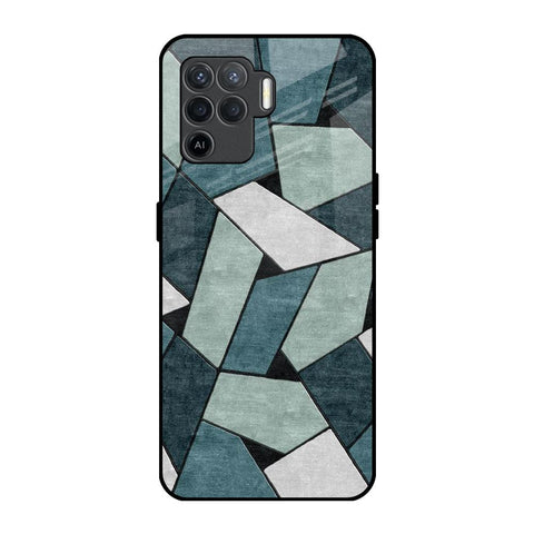 Abstact Tiles Glossy Case for Oppo F19 Pro