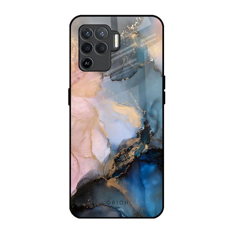 Marble Ink Abstract Glossy Case for Oppo F19 Pro