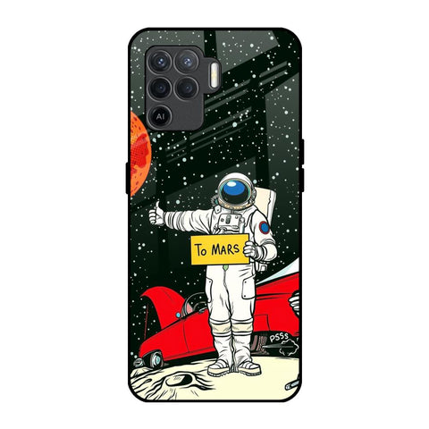 Astronaut on Mars Glossy Case for Oppo F19 Pro