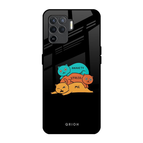 Anxiety Stress Glossy Case for Oppo F19 Pro