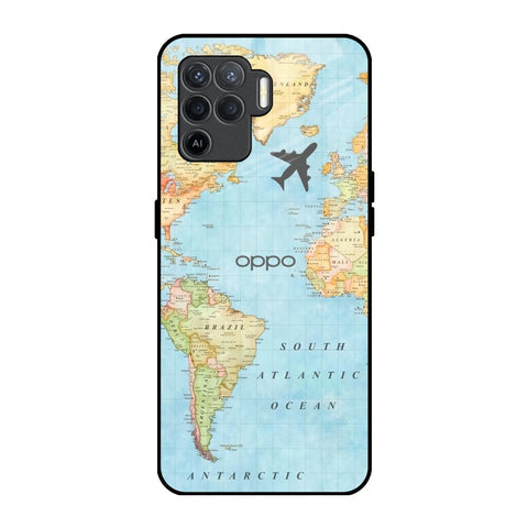 Fly Around The World Glossy Case for Oppo F19 Pro
