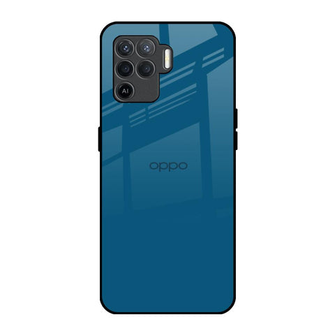 Cobalt Blue Glossy Case for Oppo F19 Pro