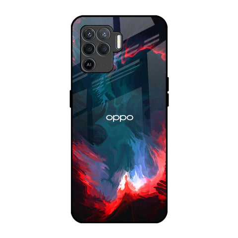 Brush Art Glossy Case For Oppo F19 Pro