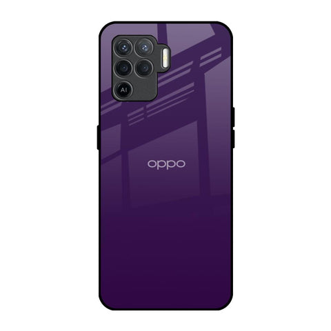 Dark Purple Glossy Case for Oppo F19 Pro