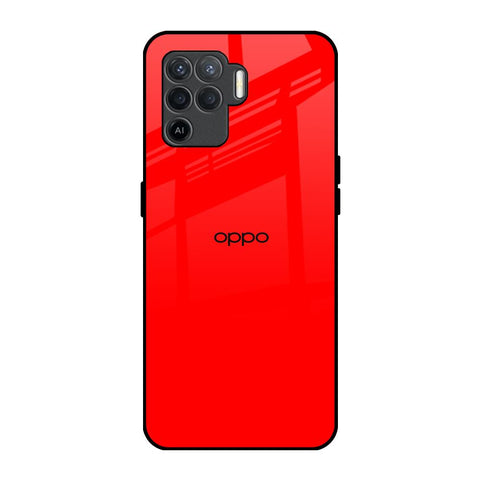 Blood Red Glossy Case for Oppo F19 Pro