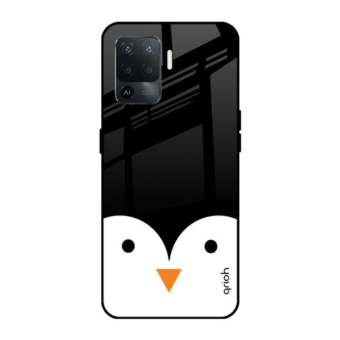 Cute Penguin Glossy Case for Oppo F19 Pro