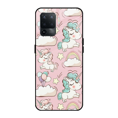 Balloon Unicorn Glossy case for Oppo F19 Pro
