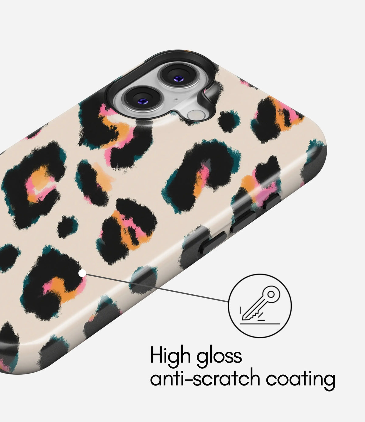 Wild Aura Premium Tough Shining Phone Case (Double Layer) Available For All iPhone Models