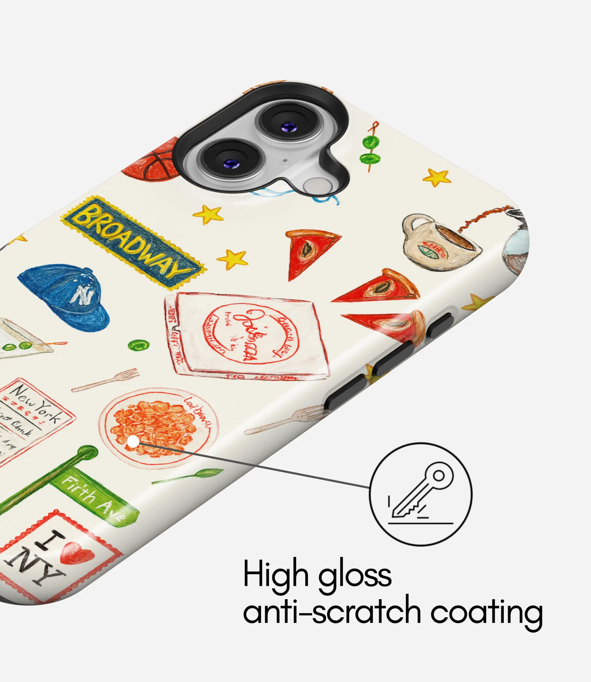 Broadway Lights Premium Tough Shining Phone Case (Double Layer) Available For All iPhone Models