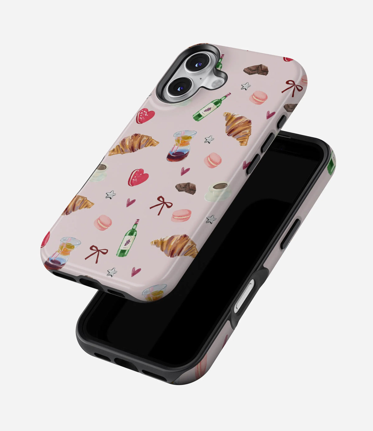 Cafe Amour Premium Tough Shining Phone Case (Double Layer) Available For All iPhone Models